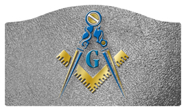 DASHELL-370-SH-SL Masonic Lodge Shimmer Silver